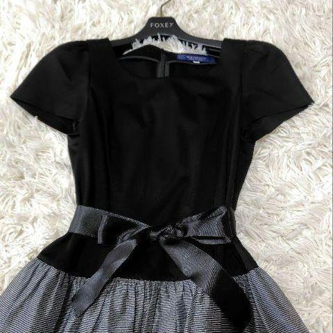 【美品♡人気完売品】エムズグレイシー　シフォンフラワードッキングワンピース　S 美品♡人気完売品】エムズグレイシー シフォンフラワー