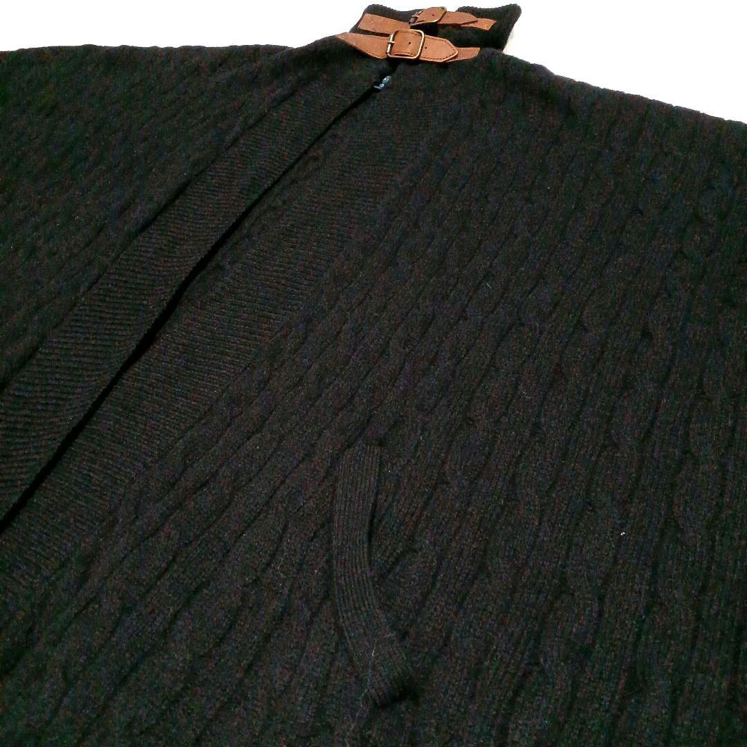 ✨美品・状態◎✨Ralph Lauren ケーブルニット ポンチョ カシミア混