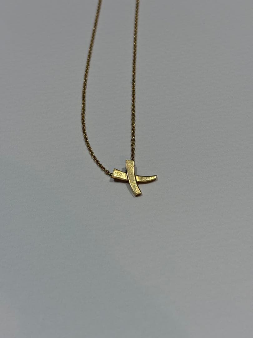 TIFFANY パロマ ピカソ キスクロス K18YG イエローゴールド