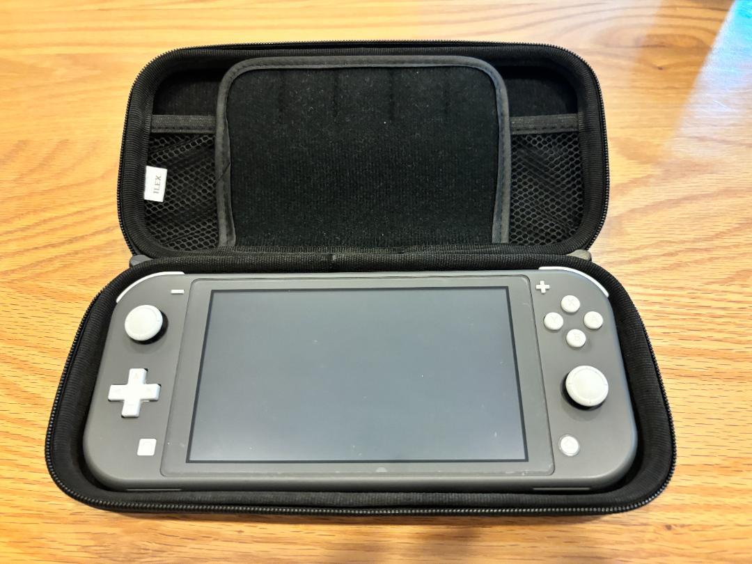 Switch Lite グレー 本体 ケース付き 美品