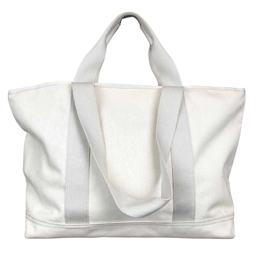 最新の激安 ◇美品◇LACOSTE 2Way A4サイズ対応 トートバッグ ホワイト バッグ