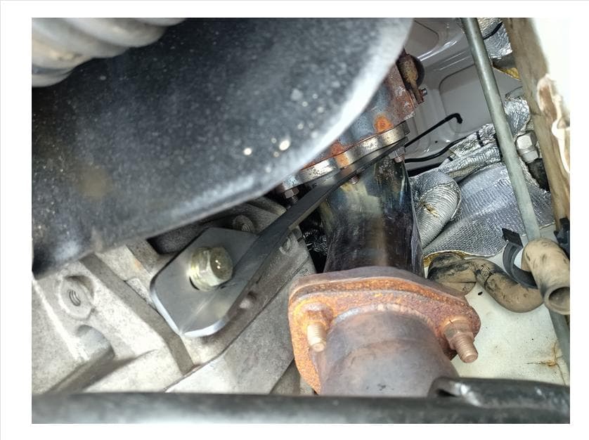 SR20DET エキマニ サポート ステー 黒 タービン 重量物 保持 補助板① SR20DET エキマニ サポート ステー タービン 重量物 補助 1280