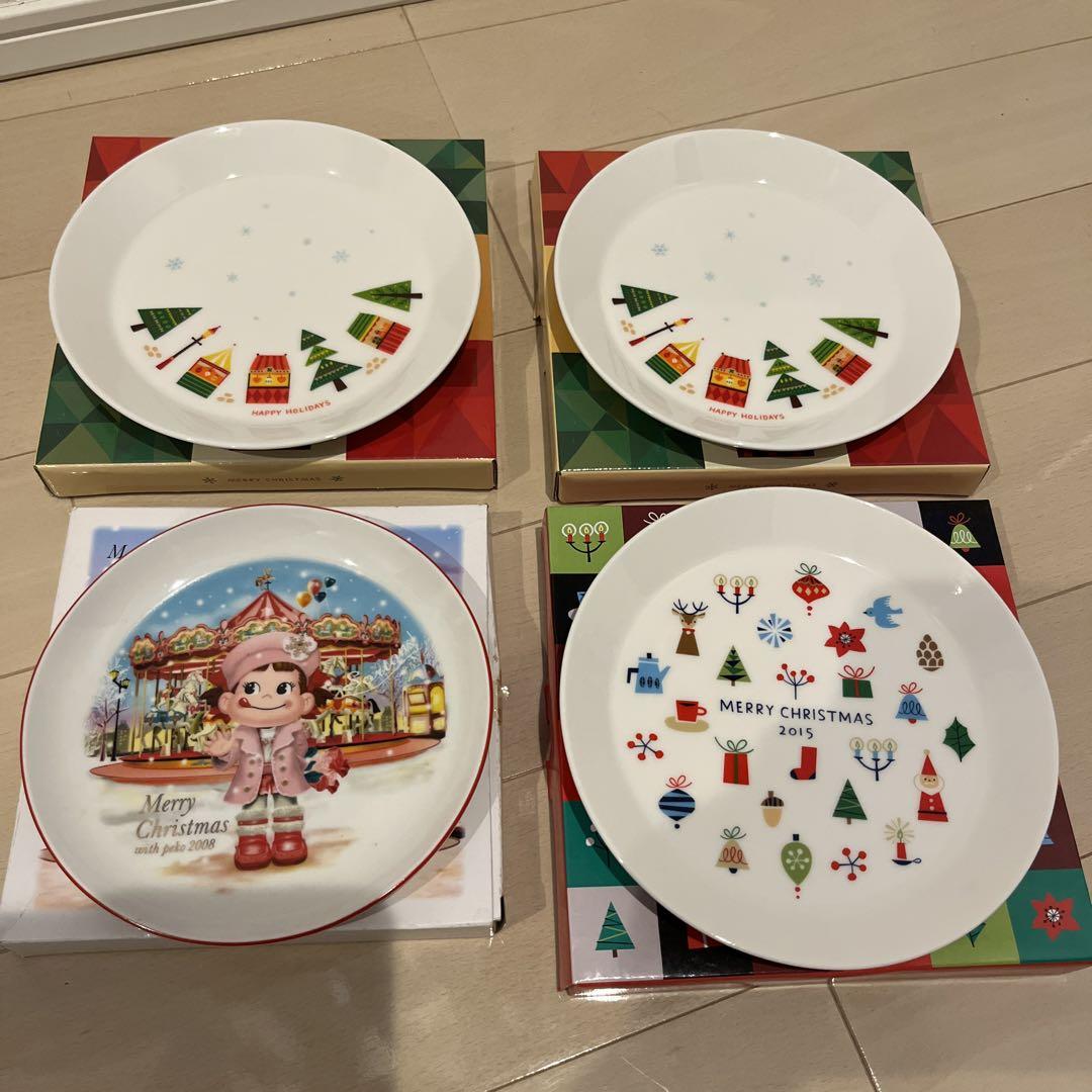 クリスマスプレート4点まとめ売り