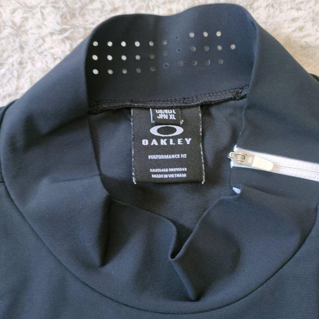 【極美品】OAKLEY スカル ゴルフウェア ブラック XL