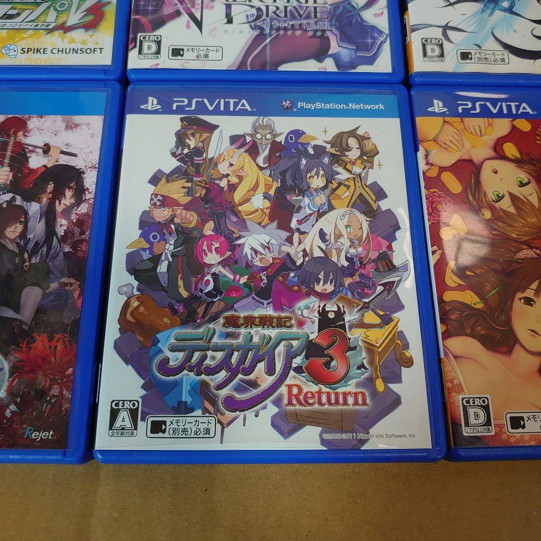 PS Vita ゲームソフト 6本セット ヴィータソフトまとめ売り