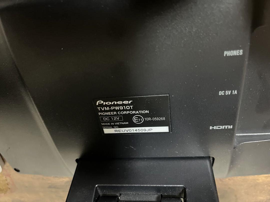 carrozzeriaパイオニア カロッツェリアリアモニターTVM-PW910T 画像8