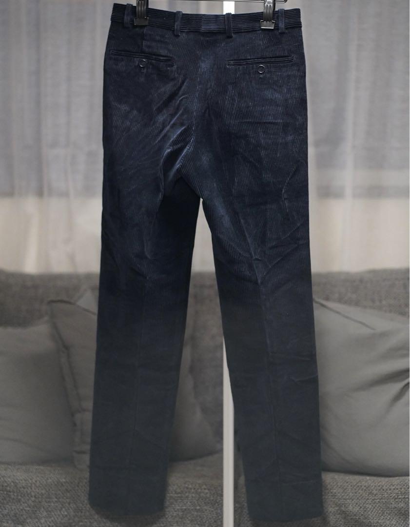 BERNARD ZINS スラックス ネイビー BERNARD ZINS / ベルナール ザンス】別注 BELLECHASSE SOLID