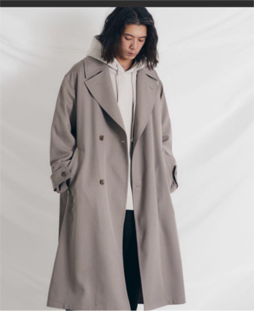 HOT低価 WYM LIDMN ミニマルトレンチコート ベージュ v9h1q-m63635643045 超激安
