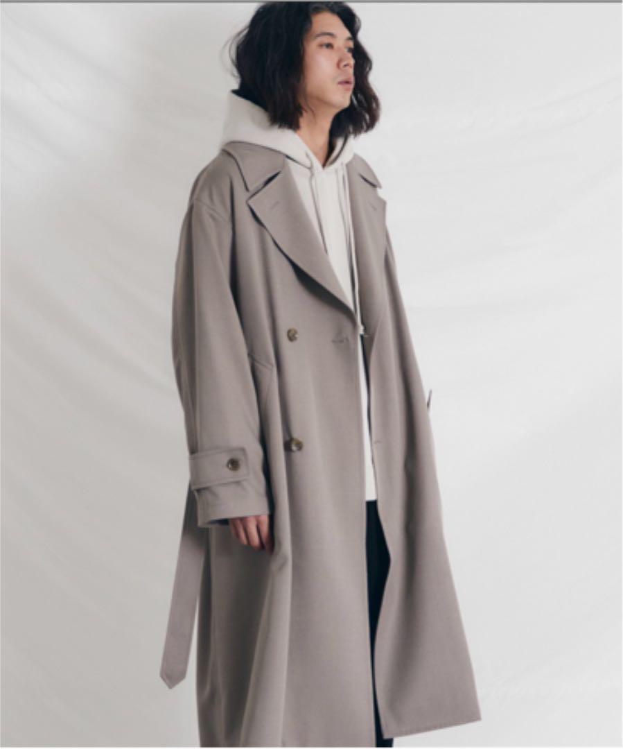 HOT低価 WYM LIDMN ミニマルトレンチコート ベージュ v9h1q-m63635643045 超激安