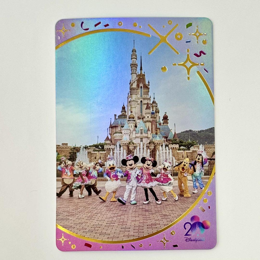 香港ディズニー 20周年 コレクタブルカード ミッキー＆フレンズ