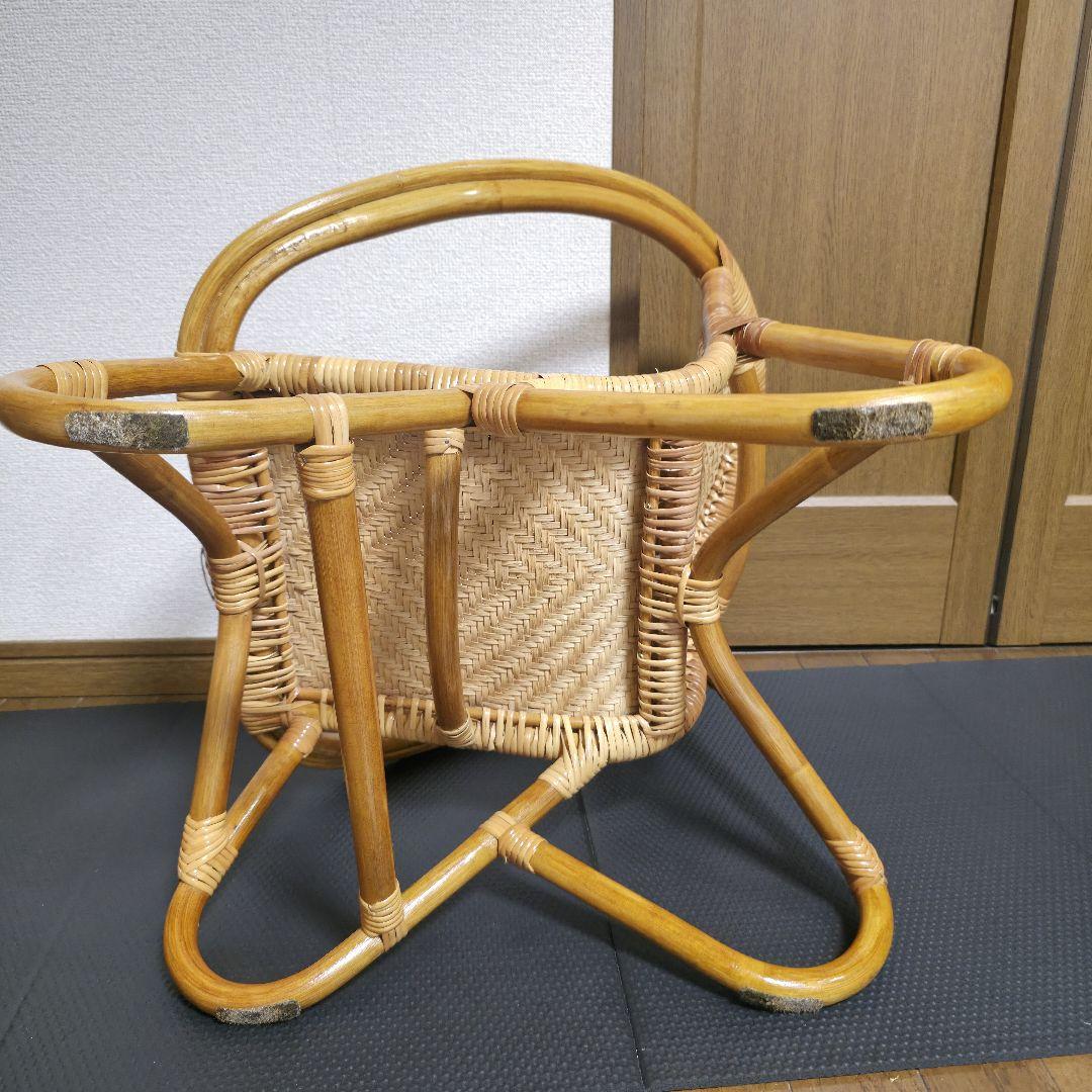 古家具 ナチュラル 天然素材 籐ラタンフレーム ラタンチェア