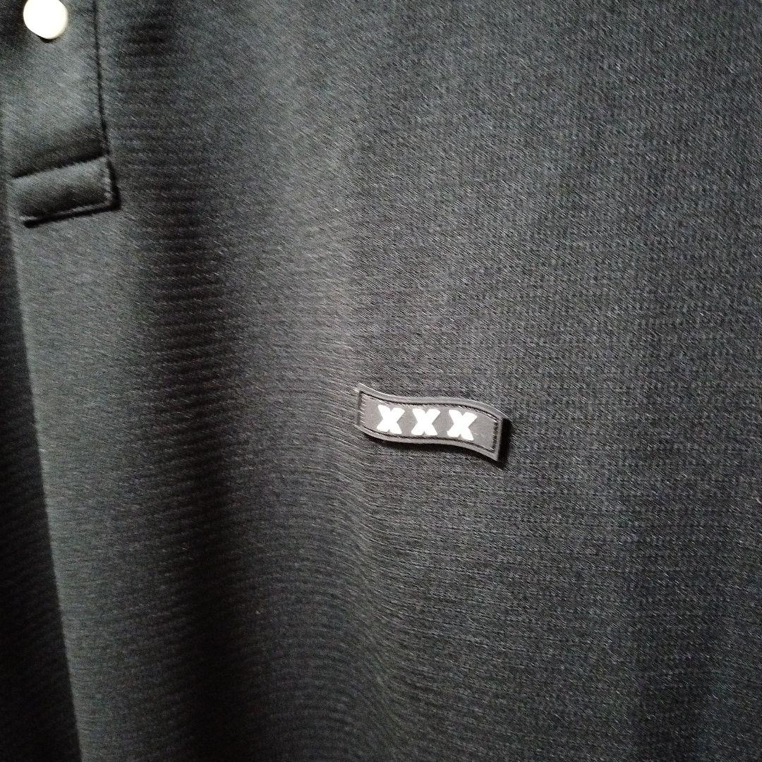 22ss GOD SELECTION XXX ポロシャツ ブラック XL 付属有