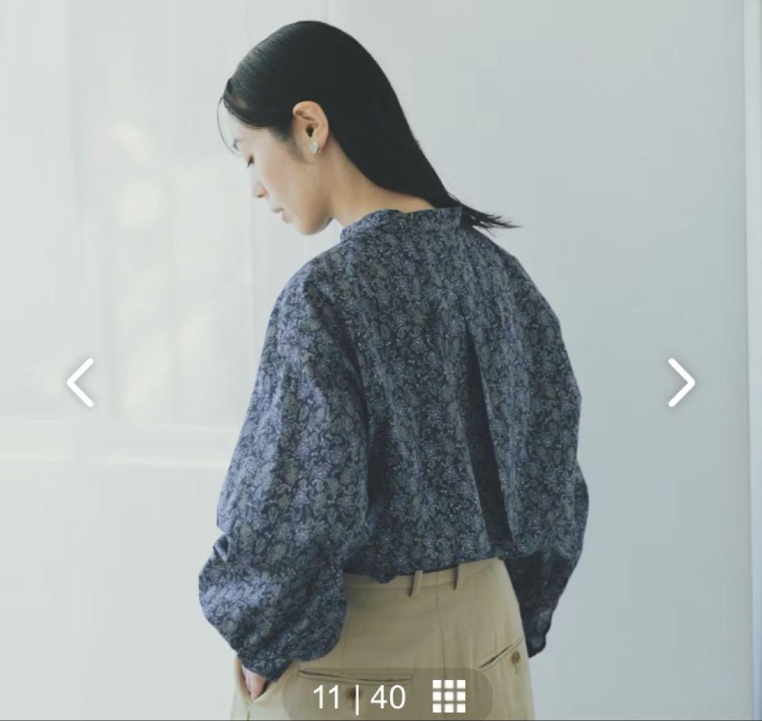 Kurashi&trips【大人のための柄ブラウス】北欧暮らしの道具店