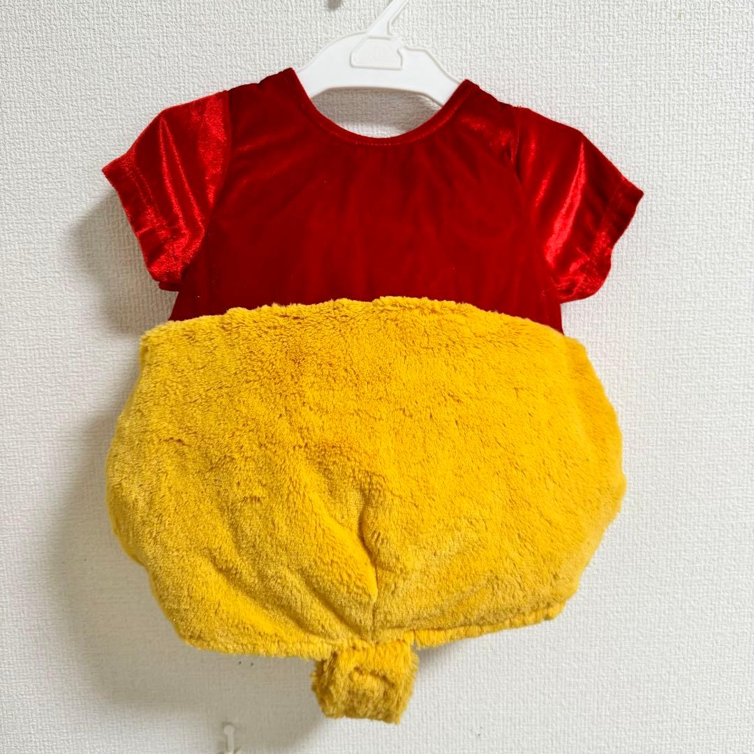 Disney くまのプーさん 着ぐるみ 6-9M 帽子セット　ディズニー