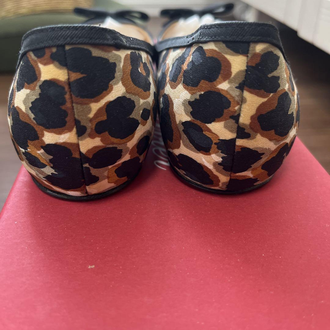 Christian Louboutin】ルブタン ヒョウ柄フラットシューズ