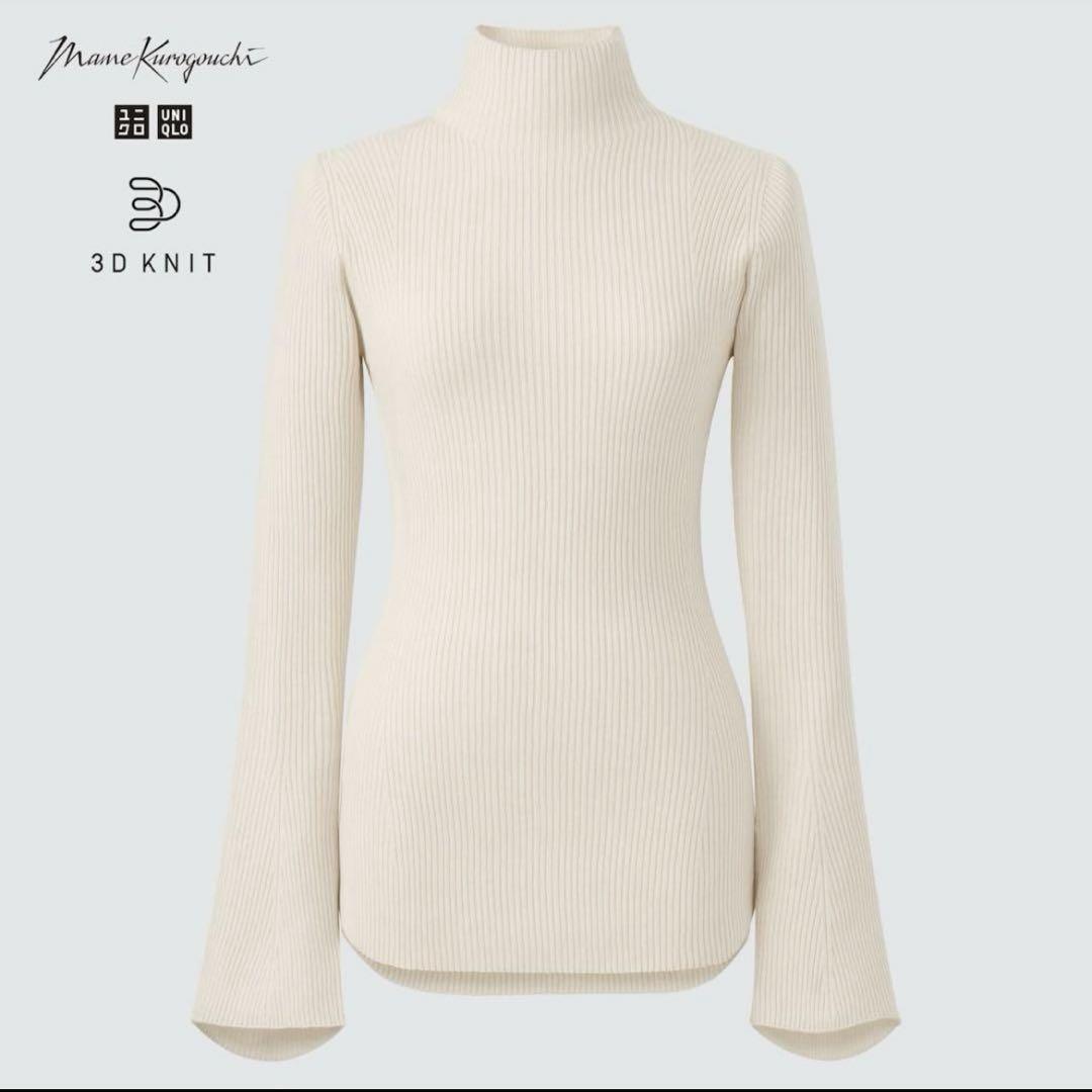 ユニクロ マメクロゴウチ 3Dリブハイネックセーター Lサイズ UNIQLO - メルカリ