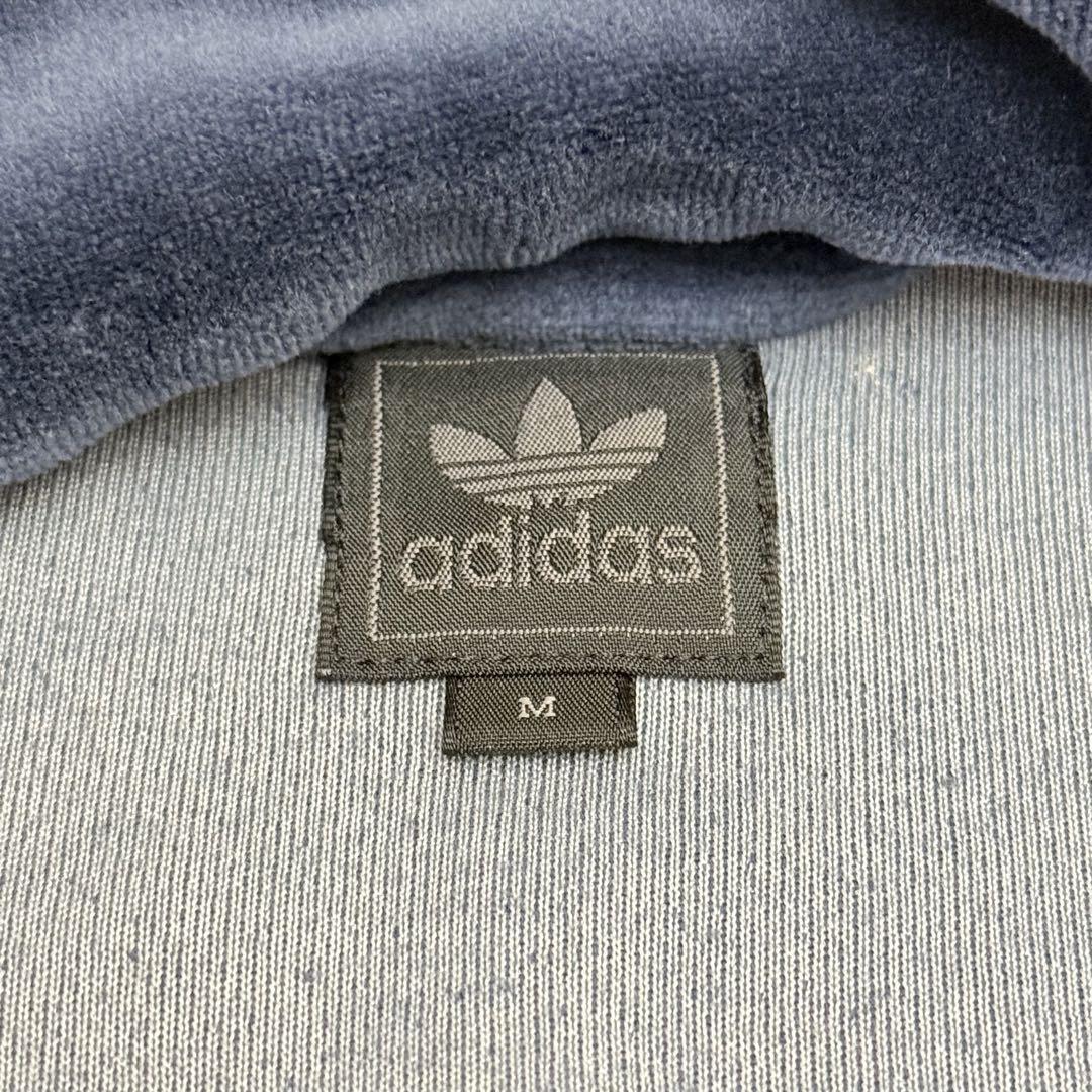 adidas アディダス 90s トラックジャケット ジャージ ベロア 国旗タグ