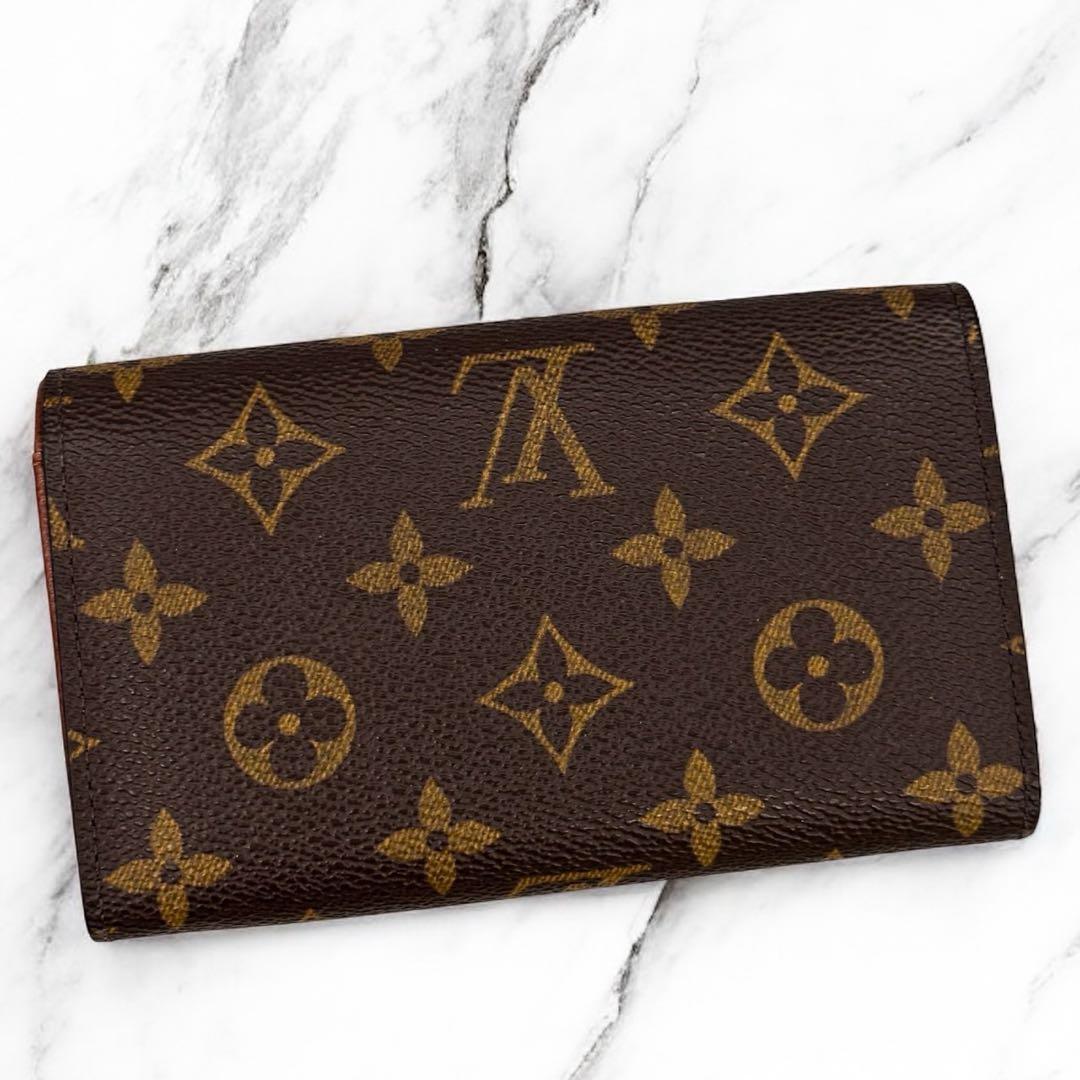 極美品 ルイヴィトン モノグラム トレゾール 二つ折り財布 小銭入れ カード