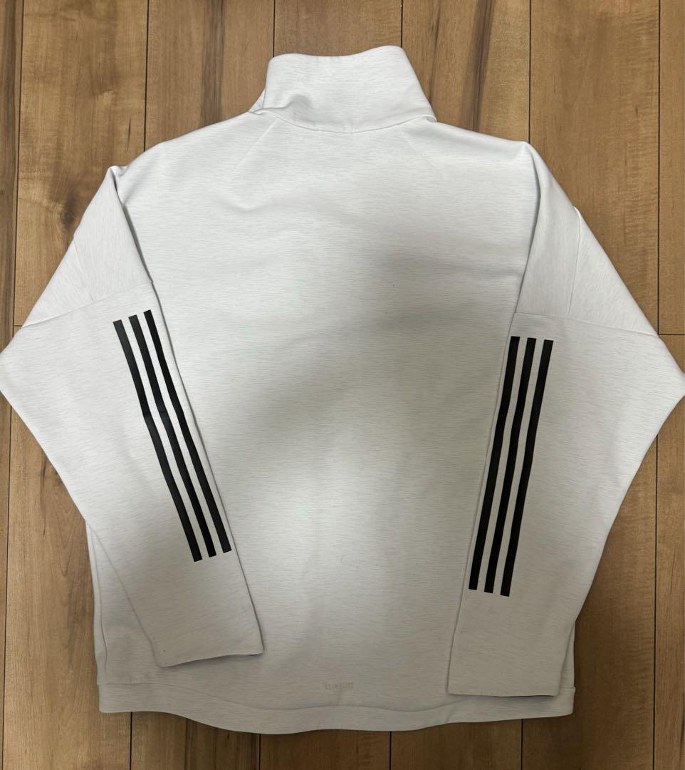 adidas❗️ジップパーカー上下セット ホワイト/ブラック
