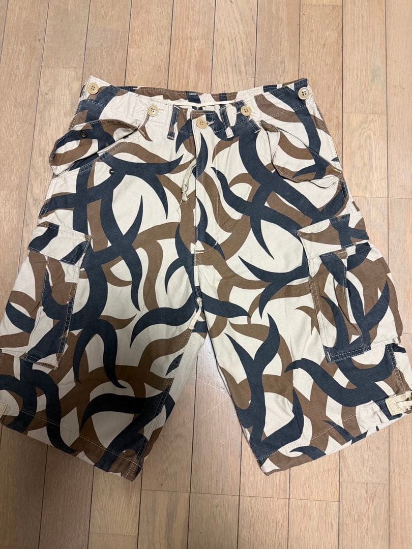 deadstock 80 s Tribal Camo Cargo ShortsM
