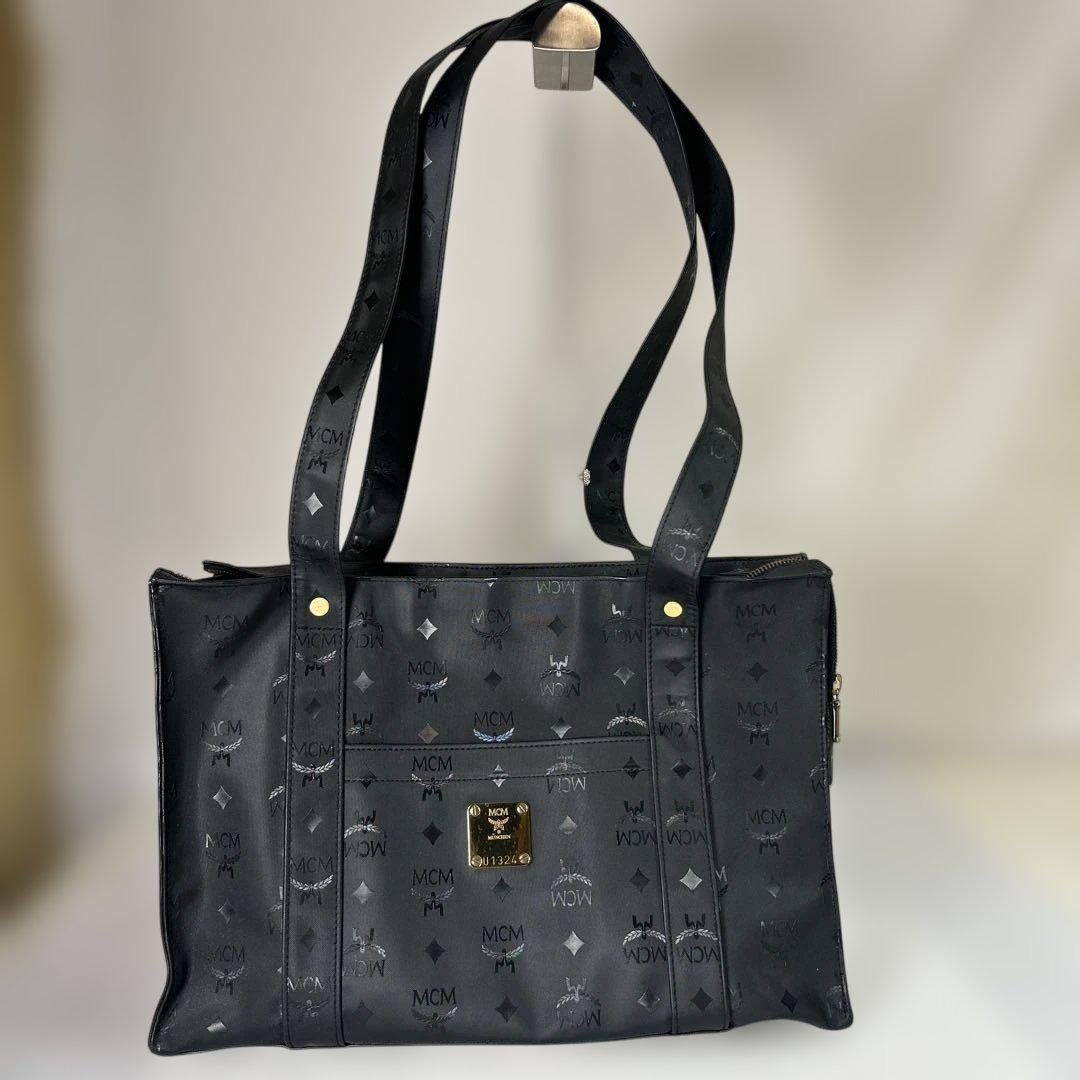 #mh MCM ブラック トートバッグ ショルダーバッグ セット