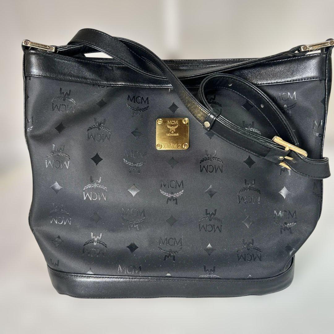#mh MCM ブラック トートバッグ ショルダーバッグ セット