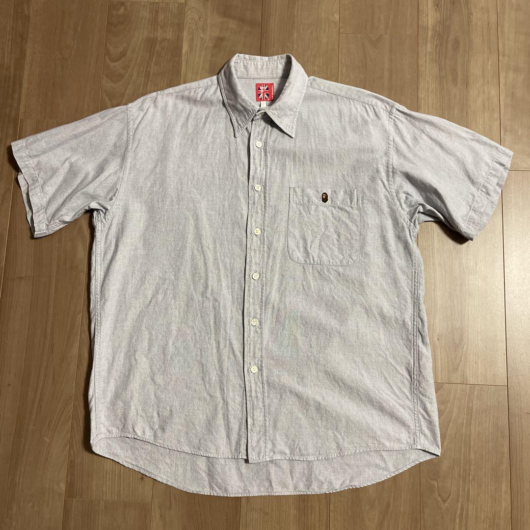 ☆ 90s A BATHING APE アベイシングエイプ　半袖シャツ ☆