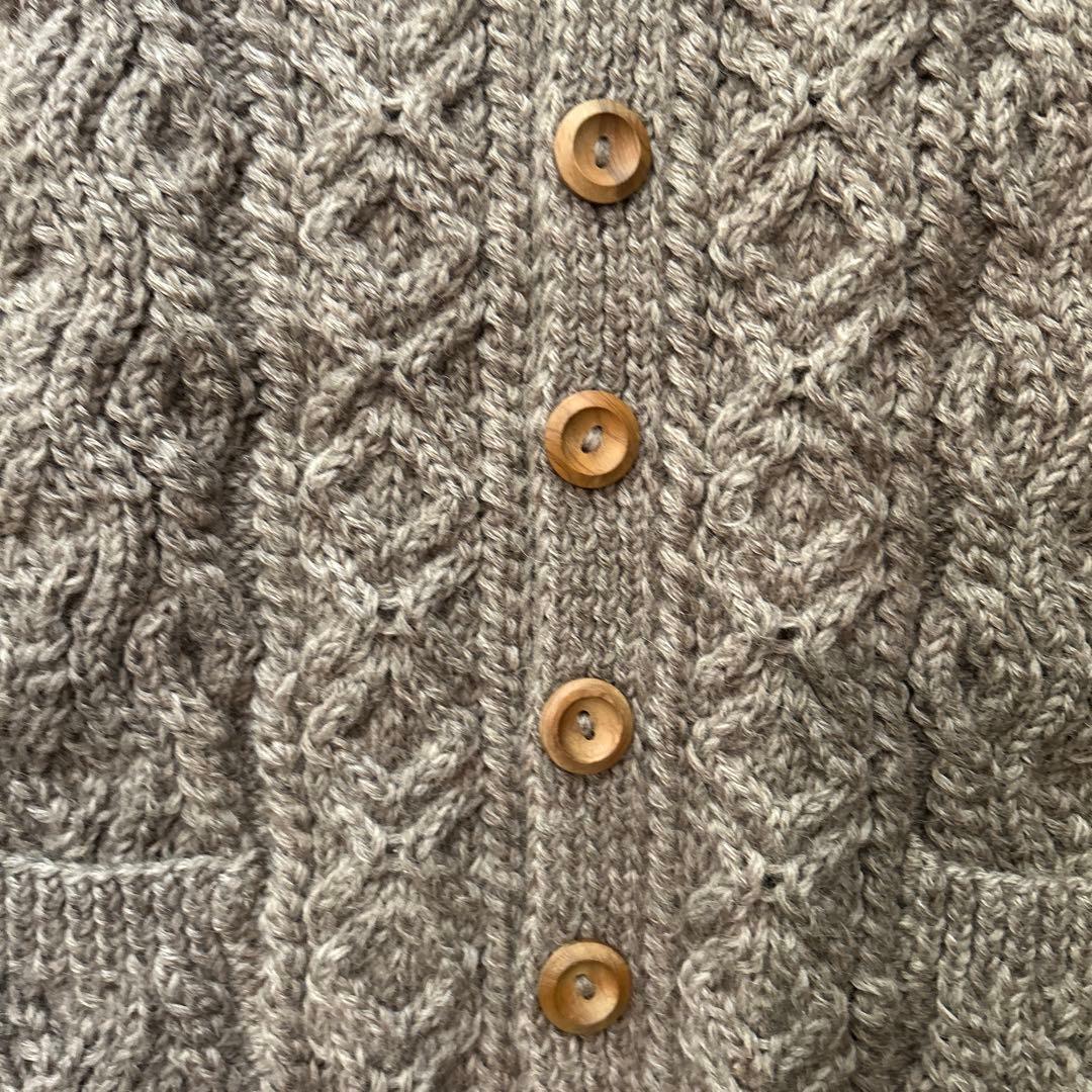 スコットランド製 インバーアラン 3Ａ　ブラッケン　ショールカラー