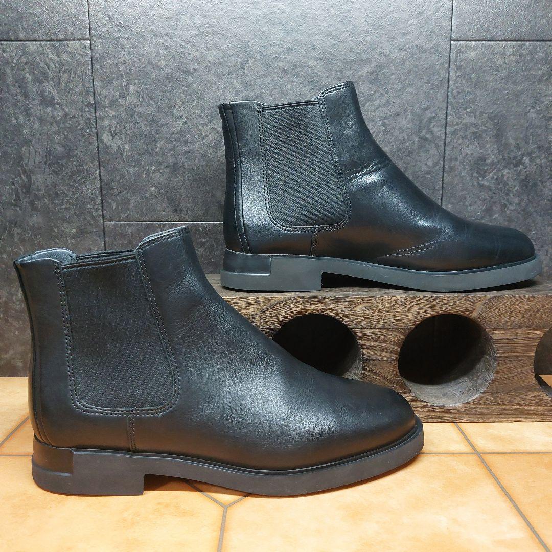 美品 カンペール CAMPER サイドゴアブーツ 37 黒 チェルシーブーツ