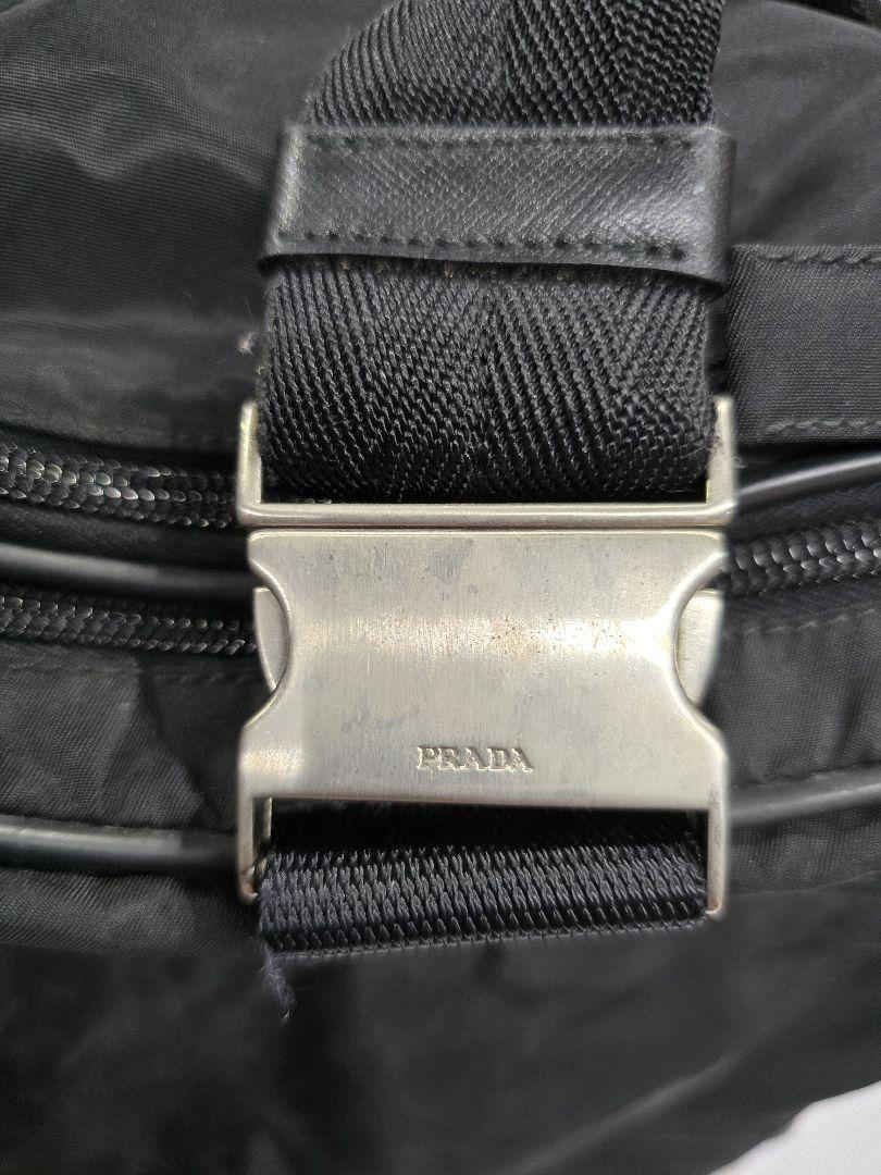MT064　プラダ　PRADA　ナイロンボストンバッグ　黒　現状品