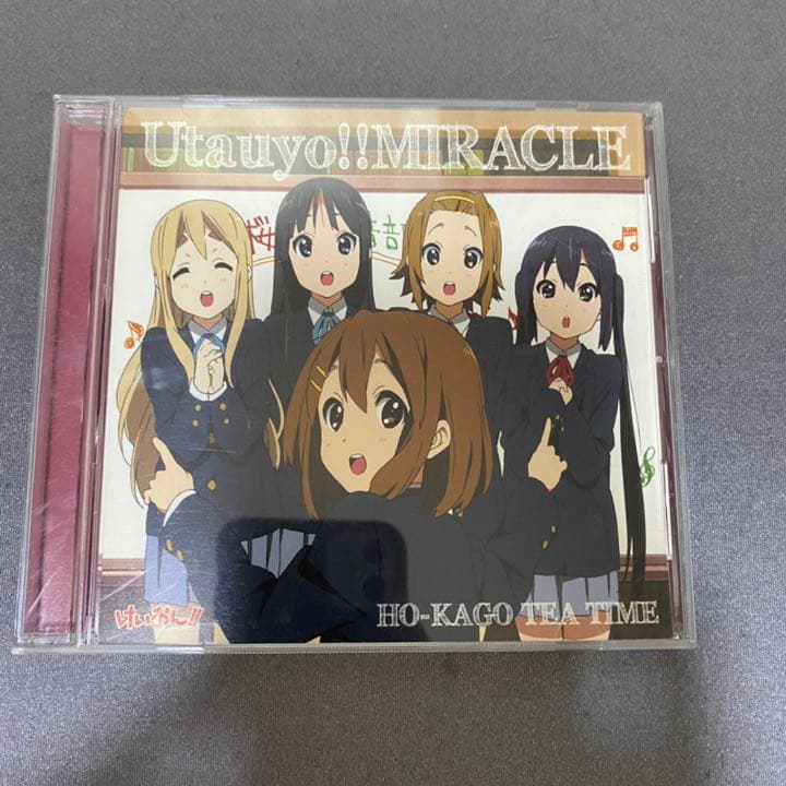 Utauyo Miracle 放課後ティータイム けいおん Cd メルカリ
