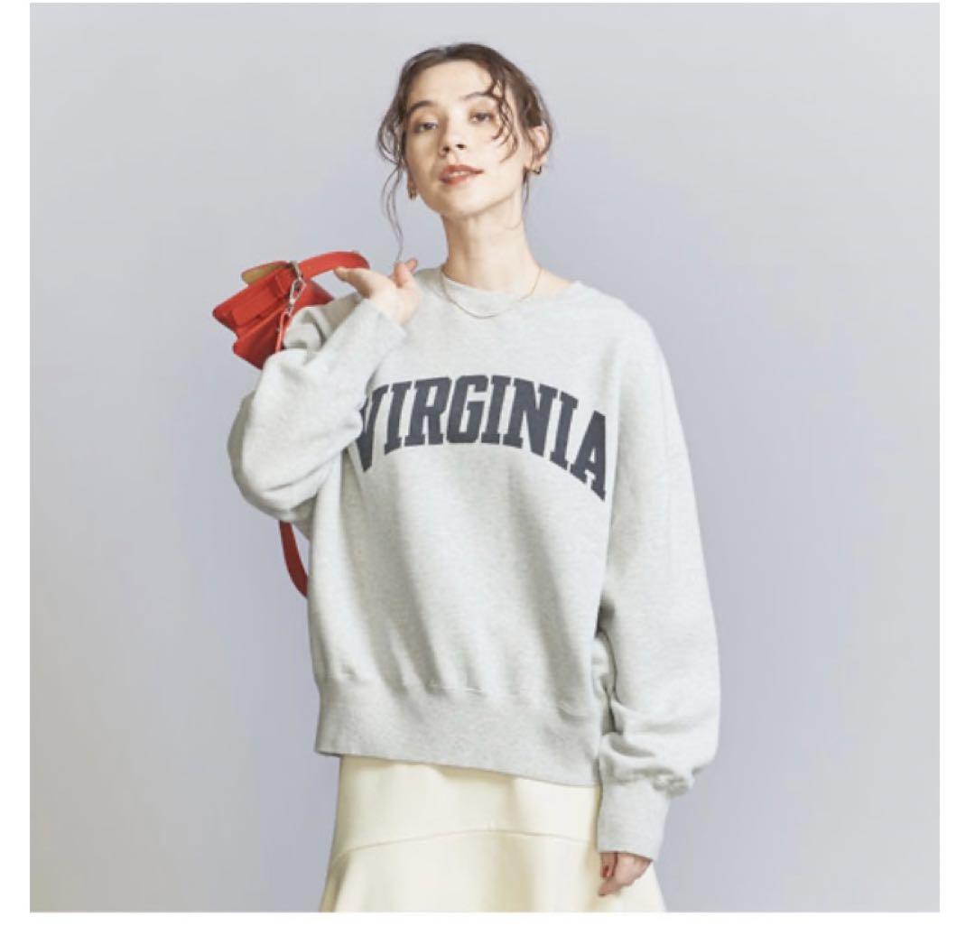 【BEAUTY&YOUTH UNITED ARROWS】ロゴ スウェット　グレー