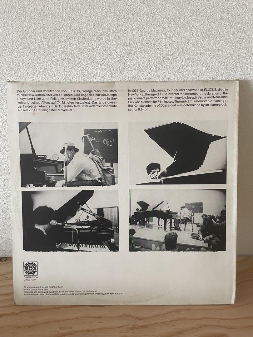 洋楽 Klavierduett Joseph Beuys Nam June Paik