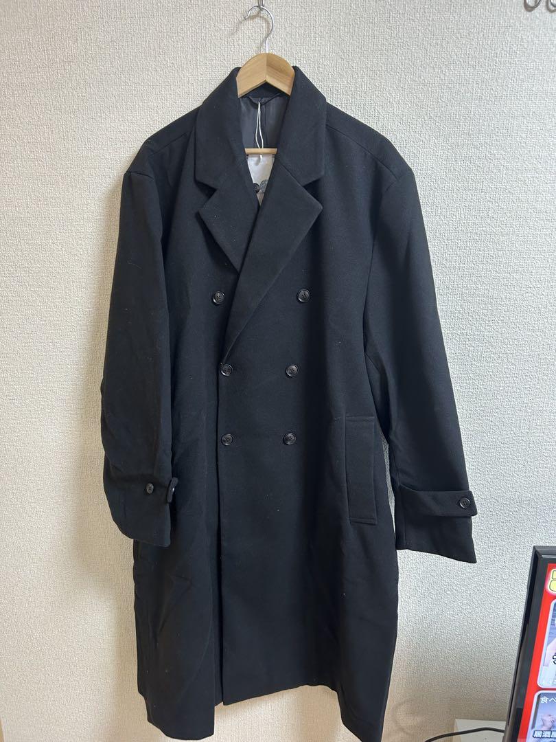 URBAN RESEARCH ダブルブレスト ロングコート L URBAN RESEARCH ダブルロングコート ブラック Lサイズ - メルカリ