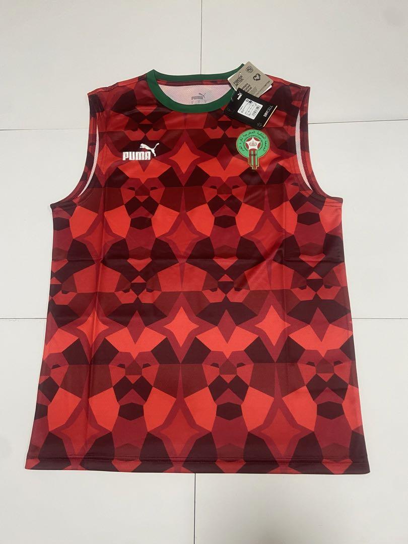 PUMA モロッコ代表 ノースリーブ M トレーニングウェア ユニフォーム