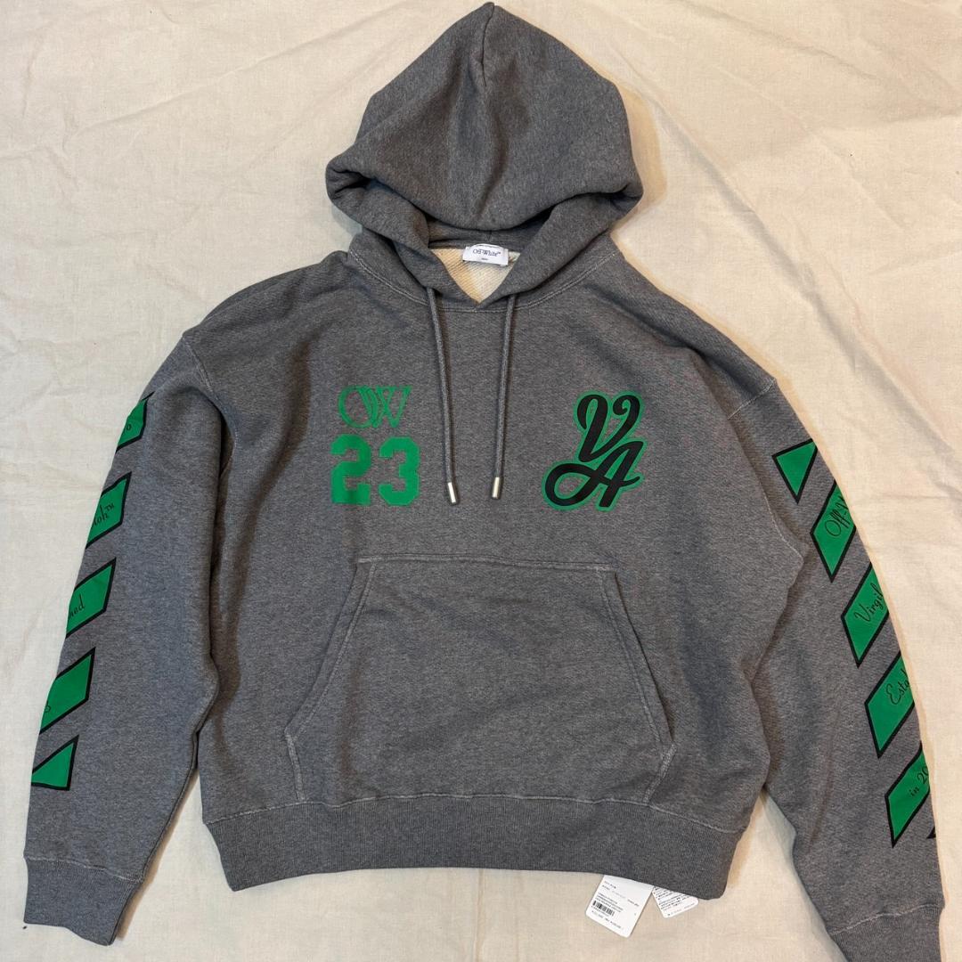 24ss 正規品 新品 OFF-WHITE オフホワイト パーカー L