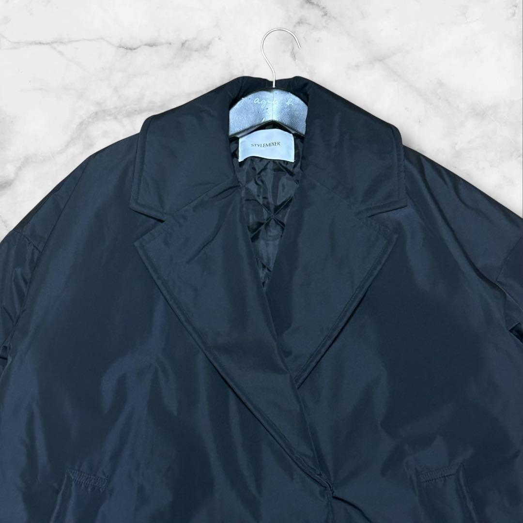 【美品！完売商品！】STYLEMIXER パッファーテーラーコート 中綿ダウン 美品！完売商品！】STYLEMIXER パッファーテーラーコート 中綿