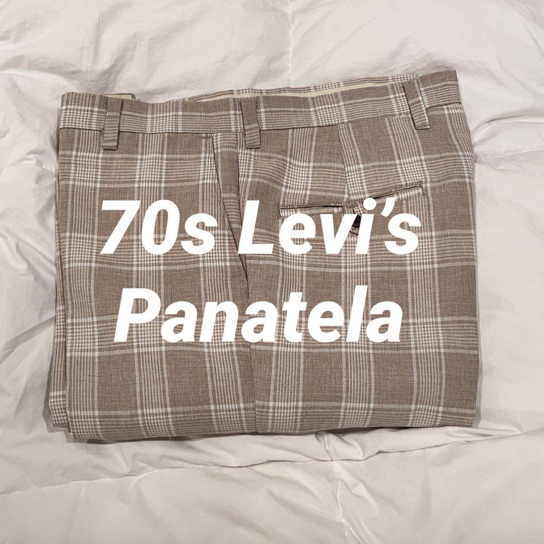70s Levi's パナテラ スタプレW35 アクションスラックス