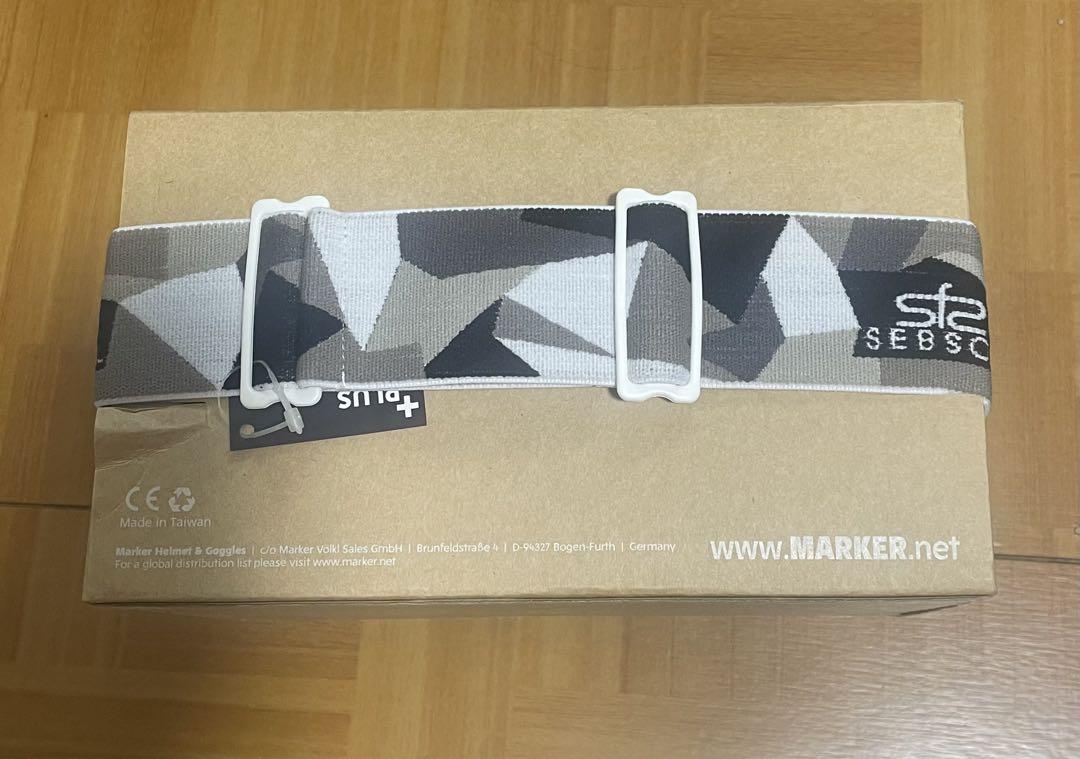 新品MARKER SQUADRON+マグネット マットホワイト 偏光レンズ大処分