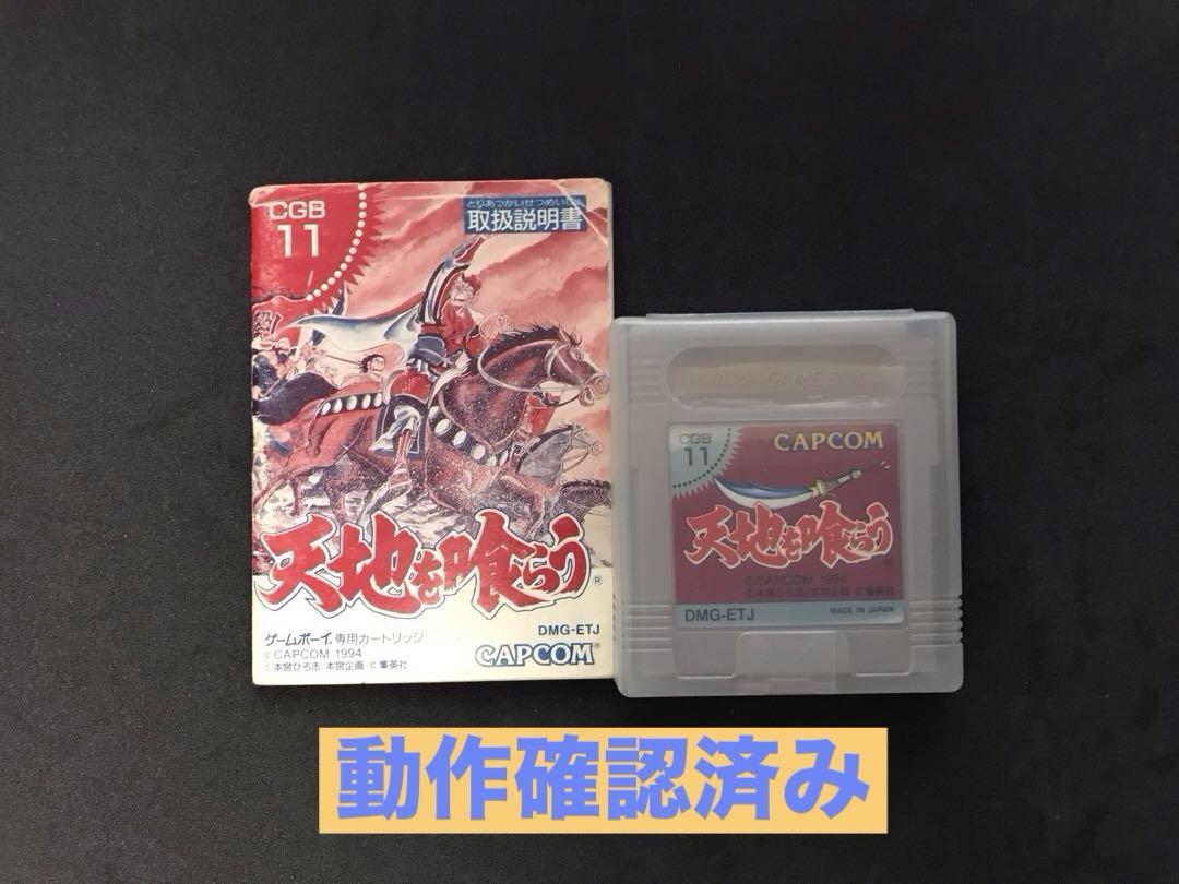 天地を喰らう ゲームボーイソフト 説明書、ケース付き 動作確認