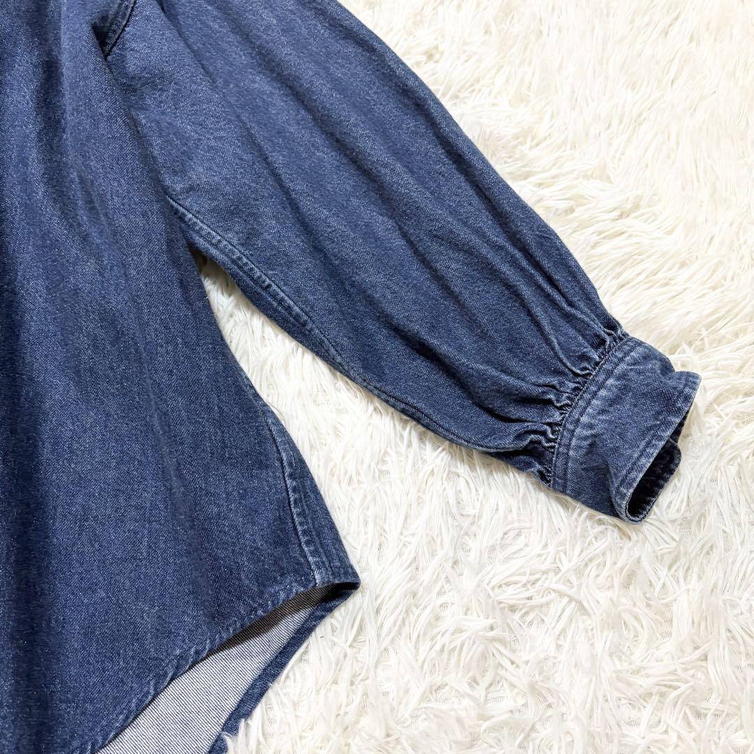 ✨美品✨クラネ CLANE LACE UP DENIM TOPS