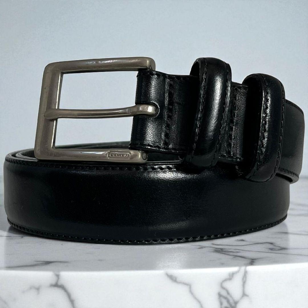 【極美品】【コーチ高級ライン】COACH　　高級レザーベルト　本革/真鍮 正規品 極美品 コーチ COACH ベルト シンプル フォーマル - メルカリ