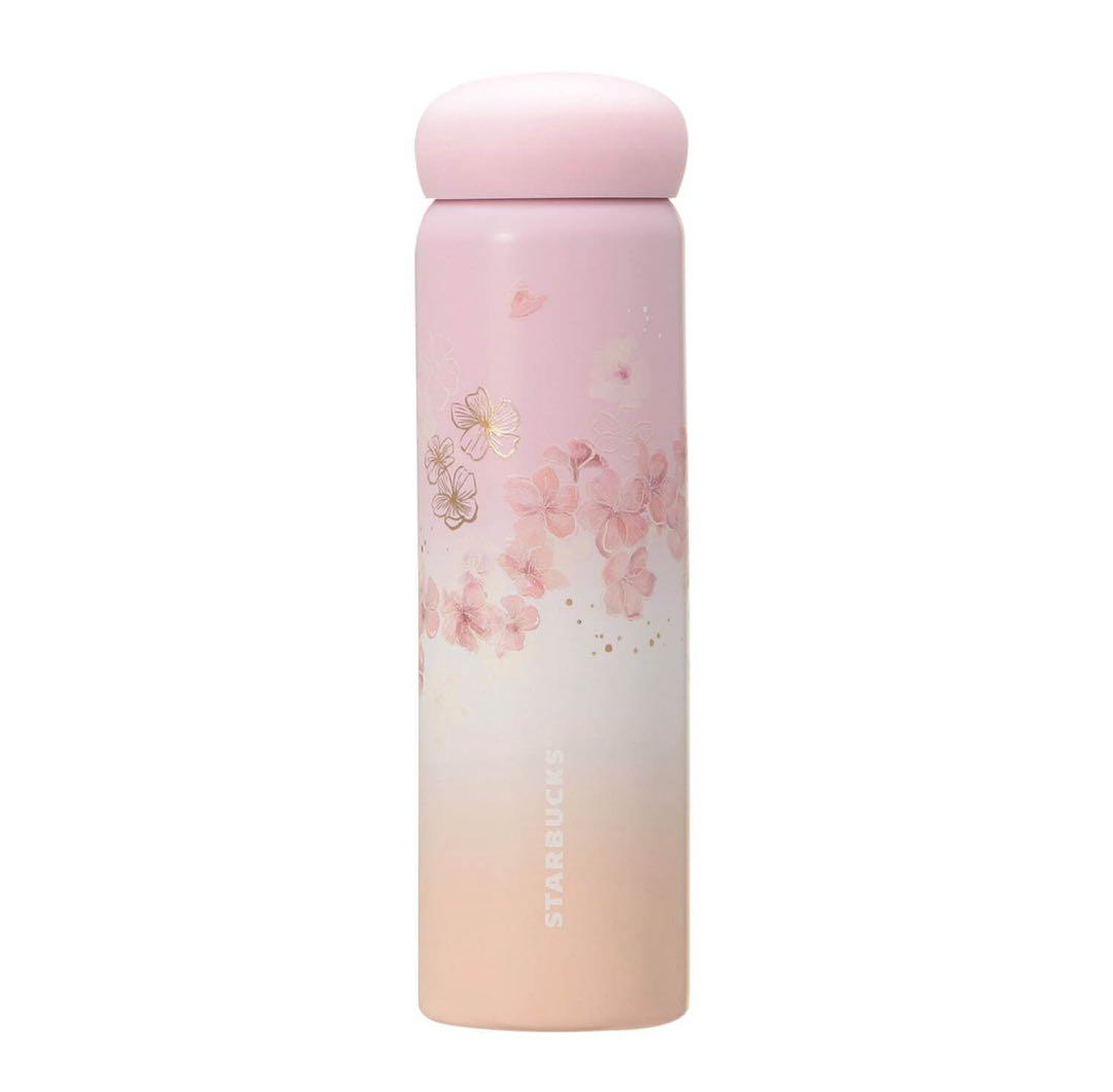 スタバ　　SAKURA2025ステンレスボトルペールピンクグラデーション