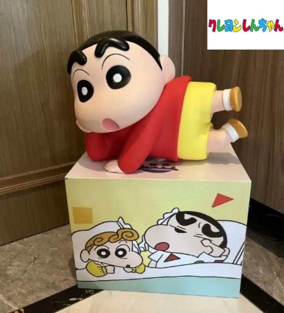 【希少】40cm クレヨンしんちゃんソフビフィギュア　箱付き