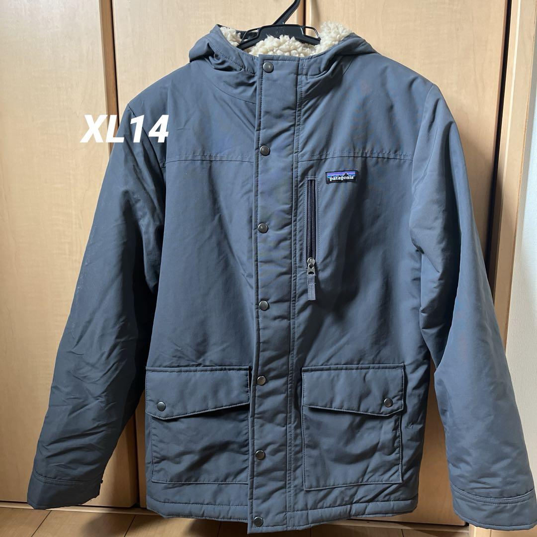 Patagonia フード付きジャケット ネイビー - メルカリ