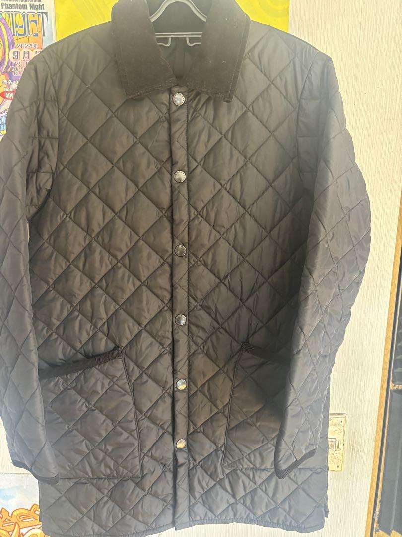 バブアー　Barbour ネイビー キルティングジャケット メンズ