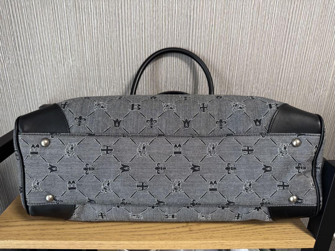 【値段交渉可】【キズ有り】BURBERRY BLACK LABELボストンバッグ