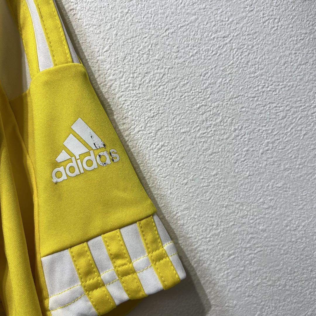 【US規格】希少 アディダス LONESTER サッカーシャツ イエロー 黄 L