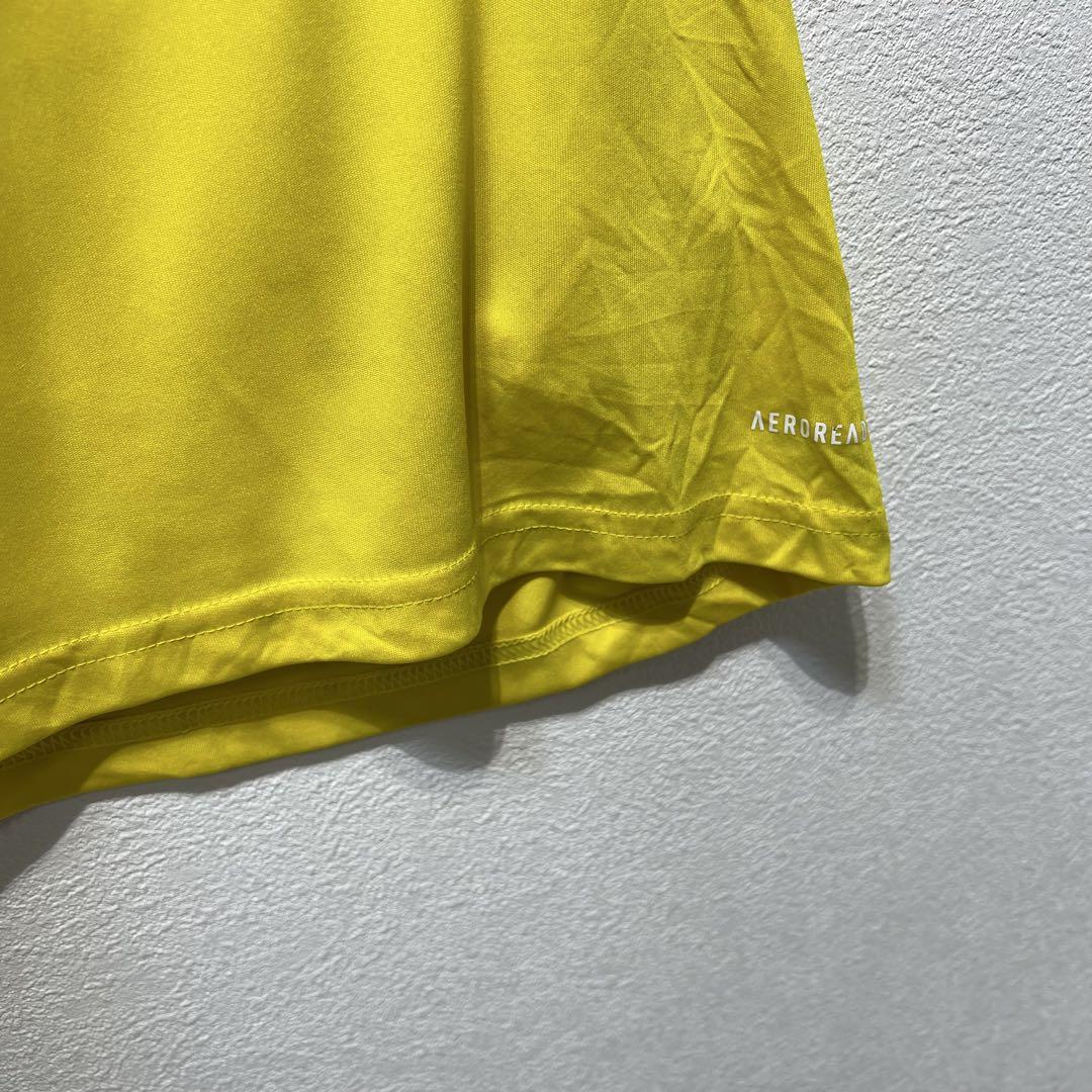 【US規格】希少 アディダス LONESTER サッカーシャツ イエロー 黄 L