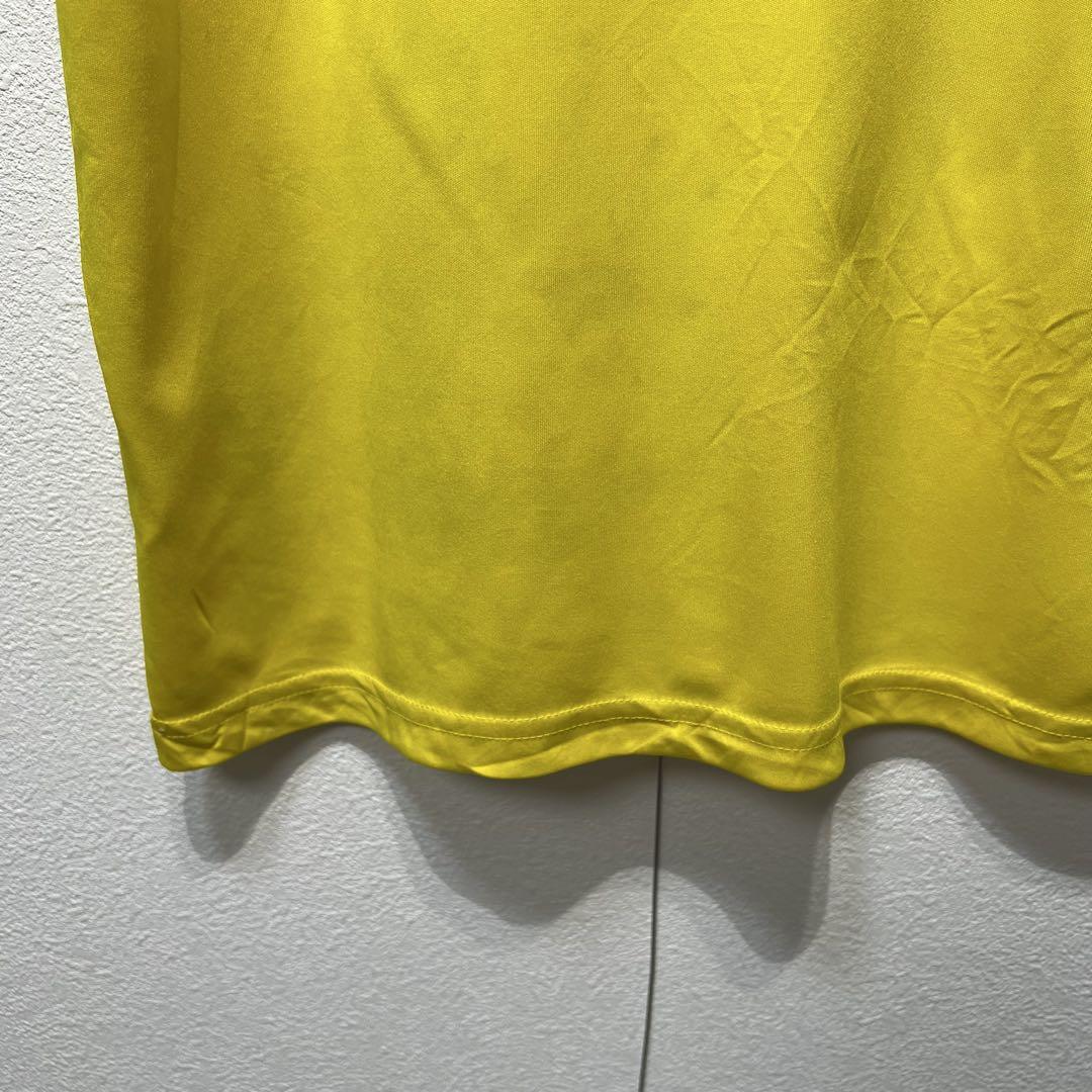 【US規格】希少 アディダス LONESTER サッカーシャツ イエロー 黄 L
